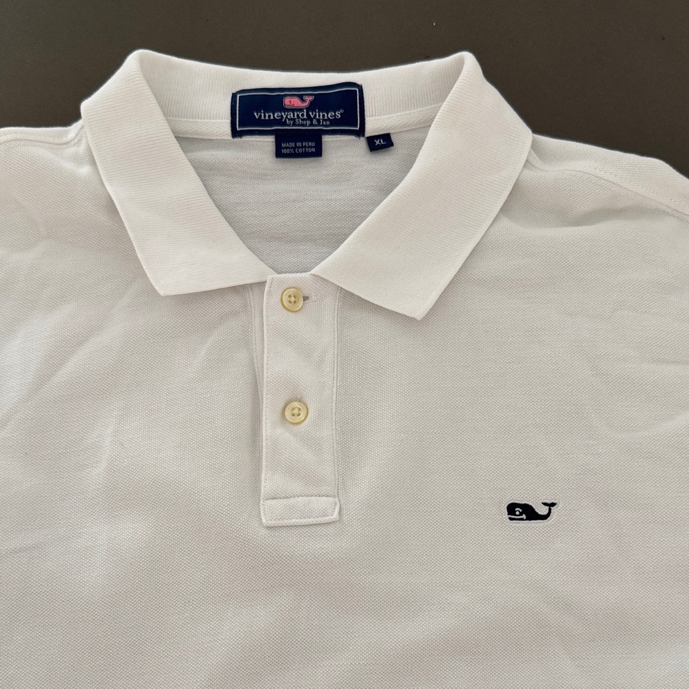 Vineyard Vines Classic White Polo